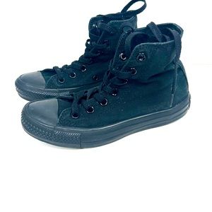 Converse All Star Chuck Taylor Black High Top Sneakers Mens 4 Womens 6 Canvas